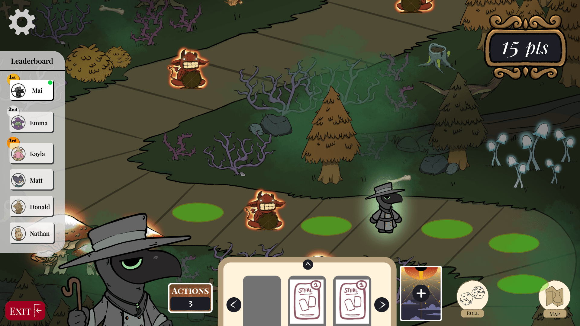 DayBreak - work in progress of placing a trap in game